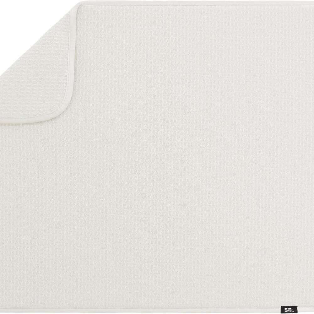 Dish Drying Mat XL, 18” x 24”, Absorbent Microfiber Kitchen Counter Mat, Dish Dr